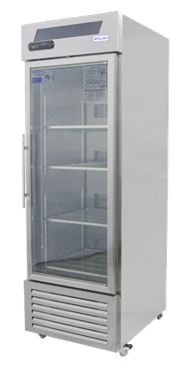 Tủ Mát Đứng Quạt Gió 1 Cánh Kính Vinalife